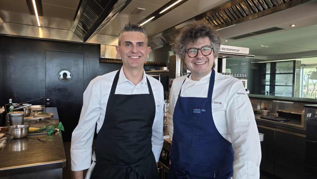 chef Valentino Cassanelli e chef Davide Canella
